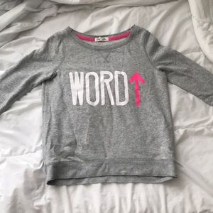word up sweatshirt